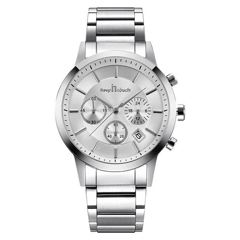 burberry horloge zilver